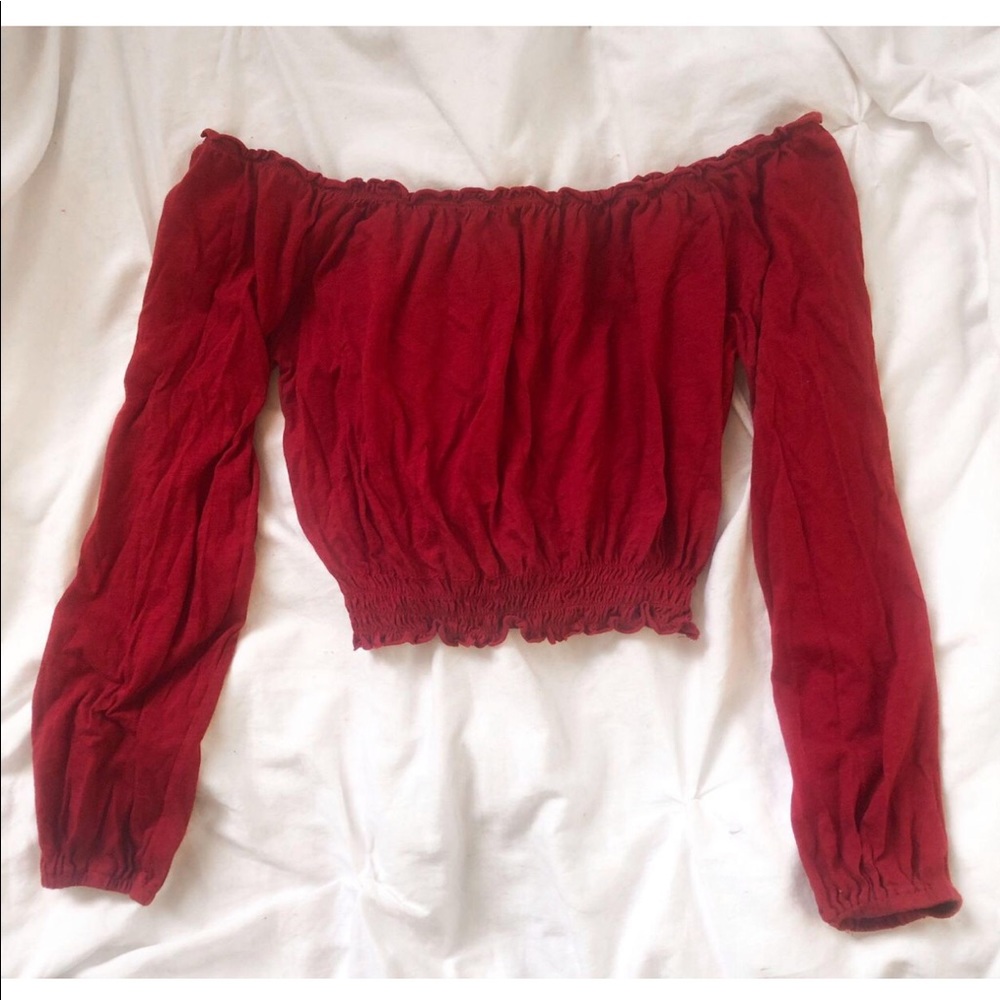 Pacsun Off the Shoulder Crop Top